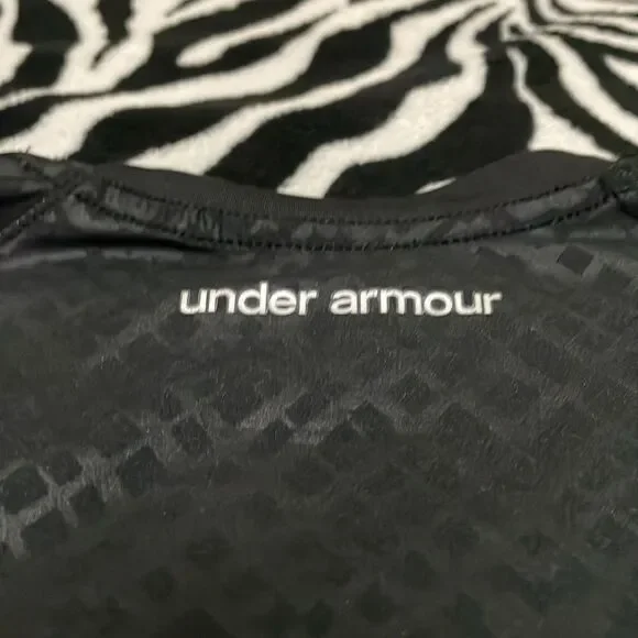 Under armour women’s print long sleeve fitted heat gear workout activewear top - Picture 10 of 11